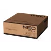 NEO TOOLS 90-037 elektrické topidlo 2000W PTC keramické teplovzdušné topidlo s nastavitelným termostatem, ochranou proti přehřátí a převržení, přenosnou rukojetí, černá/šedá