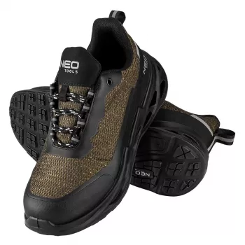 NEO TOOLS S1 SR FO Low-Cut Safety Shoes with Steel Toe Cap, Size 41