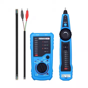 BSIDE FWT11 E6244 Wire Pair Finder Meter Network Cable Tester with PoE Detection and Tone Generator
