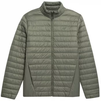 Pánská péřová bunda 4F M084, olivová, 4FSS23TDJAM084 44S