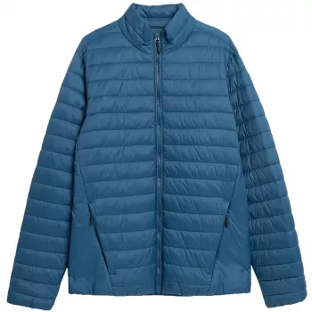 Pánská péřová bunda 4F M239, denim, 4FAW23TDJAM239 32S