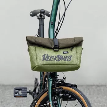 Rockbros W020-1 Folding Handlebar Bike Bag - Green