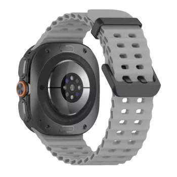 Tech-Protect Iconband Pro silikonový řemínek pro Samsung Galaxy Watch Ultra 1/2 47mm šedý
