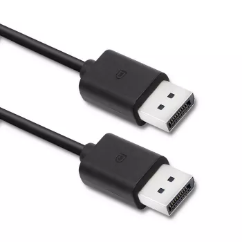 Qoltec DisplayPort v1.2 kabel, samec na samce, 1,8 m, černý, 4K 60Hz