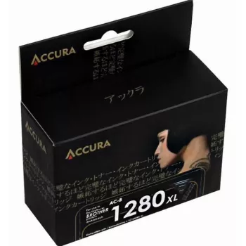 ACCURA AC-B1280BXL vysokokapacitní černá inkoustová kazeta pro Brother LC1280XLBK