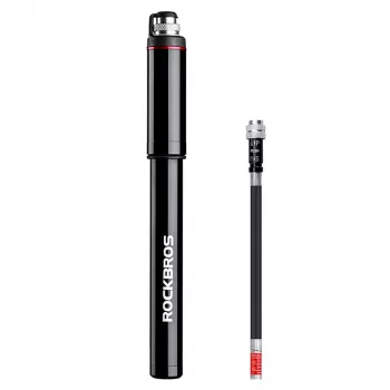 ROCKBROS SMART-B Mini Bike Pump 150 PSI Presta Schrader Valve Black