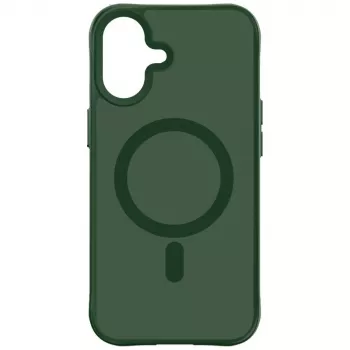 3MK Smoke MagCase pro Apple iPhone 17 – zelené průsvitné pouzdro MagSafe s vojenskou ochranou proti pádu
