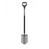Ergonomická zahradní lopata Fiskars špičatá s D rukojetí, borová ocel, 1200mm