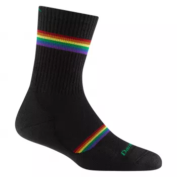 Dámské ponožky Darn Tough Prism Micro Crew Lightweight Cushion – černé