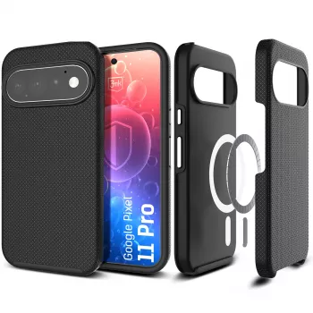 3mk Hardy Shockproof MagCase pro Google Pixel 11 Pro, průhledný