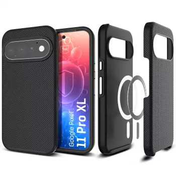 3mk Hardy Shockproof MagCase pro Google Pixel 11 Pro XL - průhledný