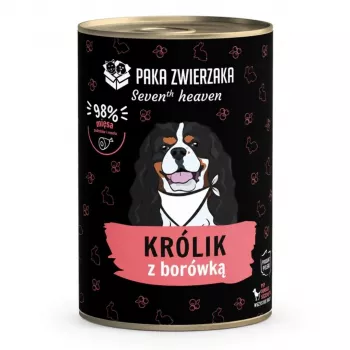 Paka Zwierzaka Seventh Heaven kompletní suché krmivo pro dospělé králíky s králíkem a borůvkou, 400g