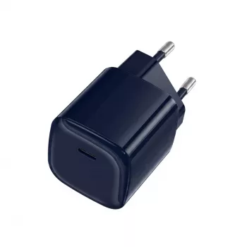 Crong NEO GaN 40W USB-C PD 3.2 nástěnná nabíječka s AVS - námořnická modrá