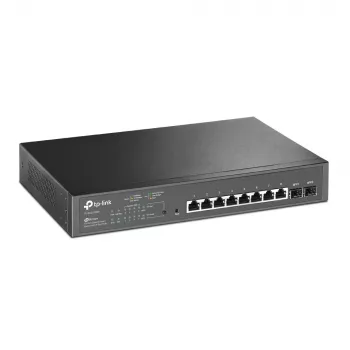TP-Link JetStream 10portový Gigabit Smart PoE switch s 8portovým PoE+