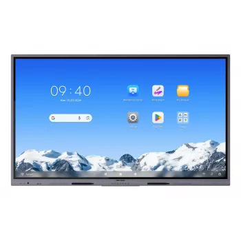 Hikvision DS-D5C75RB/A2L 75 inch 4K interaktivní displej, Android 14 (aktualizovatelný na 16 EDLA), 40bodový IR dotyk, 8 GB RAM, 128 GB úložiště, Wi-Fi 6, Bluetooth 5.2, 3x HDMI, USB-C, 2x15W reproduktory, 8mikrofonní pole, VESA 800x400