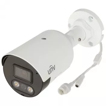 UNIVIEW IPC2124SB-ADF28KMC-I1 4MP IP kamera s aktivním odstrašením, 2,8mm pevný objektiv, IP67, PoE