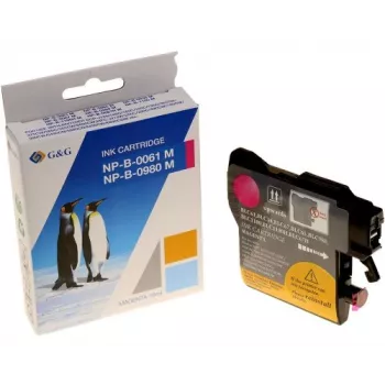 G&G kompatibilní purpurová inkoustová kazeta pro Brother LC-980M / LC-1100M / LC-1100HM (XXL, 750 stran)