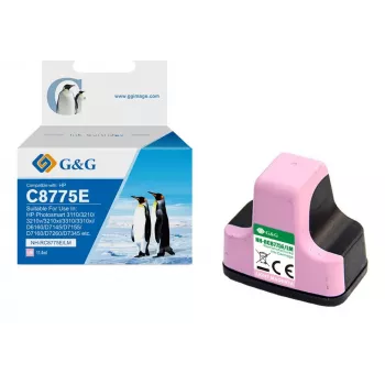 G&G Ninestar kompatibilní HP 363 XL světle purpurová inkoustová kazeta s vysokou výtěžností (C8775EE)