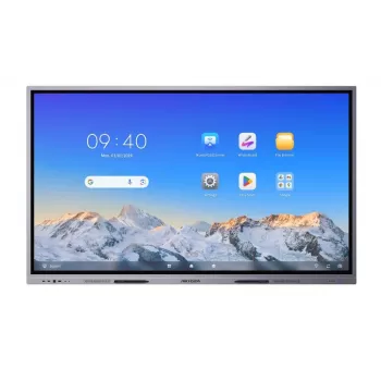 Hikvision DS-D5C86RB/A 86 inch 4K UHD interaktivní dotykový displej s Android 11, 8MP kamerou, 8-mikrofonovým polem, 2×15W reproduktory
