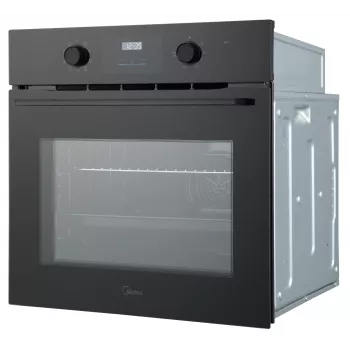 Midea MBO65M80D2-BK Built-In Electric Oven, 70 L, 3 kW, A, Black