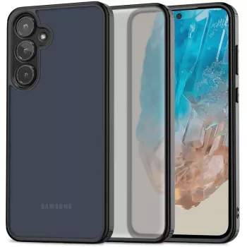 Pouzdro Tech-Protect Magmat Magnetic pro Samsung Galaxy M35 5G – matně černé (TPU/PC, kompatibilní s MagSafe)