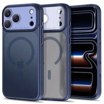 TECH-PROTECT MagPrime MagSafe pouzdro pro iPhone 17 Pro / 18 Pro, matná tmavě modrá