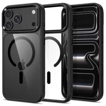 Tech-Protect Magmat MagSafe pouzdro pro iPhone 17 Pro / 18 Pro černá/průhledná