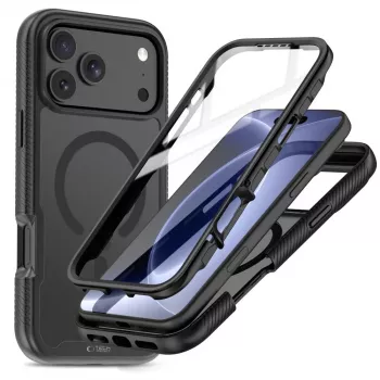 Tech-Protect Defense MagSafe pouzdro pro iPhone 17 Pro Max / 18 Pro Max, matná černá