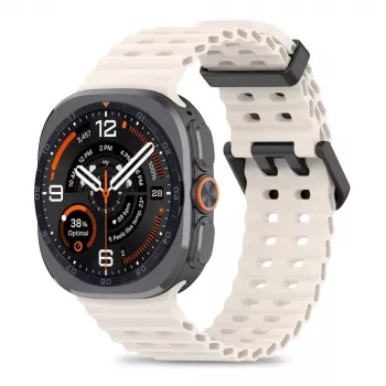 Tech-Protect Iconband Pro řemínek pro Samsung Galaxy Watch Ultra 1/2 47mm Starlight fluoroelastomerový sportovní řemínek