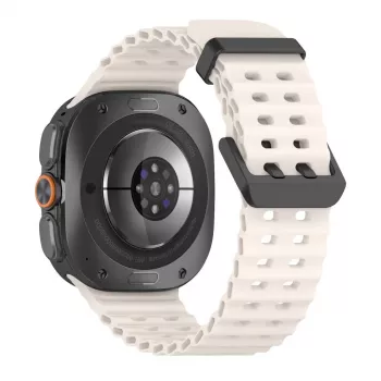 Tech-Protect Iconband Pro řemínek pro Samsung Galaxy Watch Ultra 1/2 47mm Starlight fluoroelastomerový sportovní řemínek