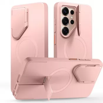 TECH-PROTECT Kevlar Aura MagSafe pouzdro pro Samsung Galaxy S26 Ultra - růžové