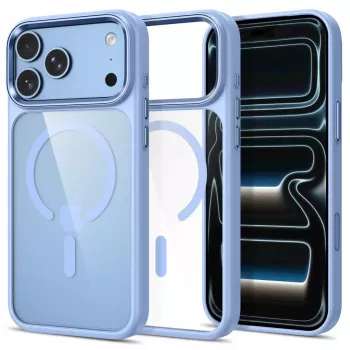Tech-Protect Magmat MagSafe Clear Case for iPhone 17 Pro Max / 18 Pro Max - Light Blue/Transparent