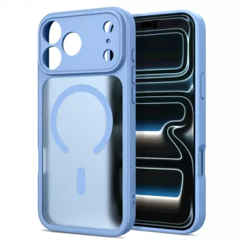 Tech-Protect BasicMag MagSafe pouzdro pro iPhone 17 Pro Max / 18 Pro Max, matná světle modrá