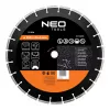 NEO TOOLS 350 mm laserem svařovaný segmentový diamantový kotouč, vrtání 25,4 mm, na beton, asfalt, kámen