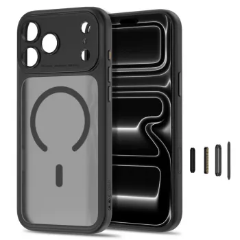 TECH-PROTECT MagPeak MagSafe pouzdro pro iPhone 17 Pro Max / 18 Pro Max matně černé