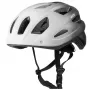 Cyklistická helma Vayox Active s LED světlem, bílo-černá, velikost M (54-58 cm)