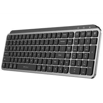 TRACER STONE RF 2.4G+BT bezdrátová klávesnice, QWERTY US International, černá