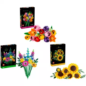 LEGO Botanicals letní kytice květin balíček – 756dílná botanická stavebnice pro dospělé