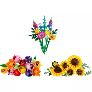 LEGO Botanicals letní kytice květin balíček – 756dílná botanická stavebnice pro dospělé