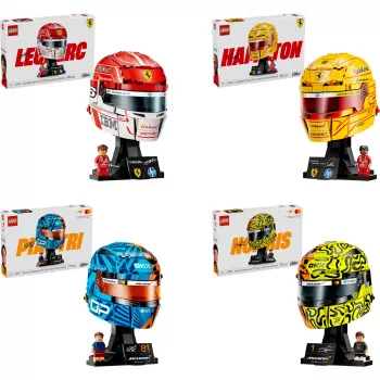 LEGO F1 helmy balíček