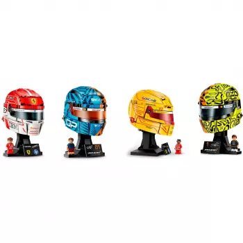 LEGO F1 helmy balíček