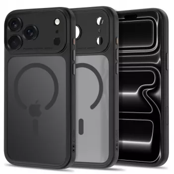 TECH-PROTECT MagPeak MagSafe Clear Case for iPhone 17 Pro / 18 Pro Matte Black