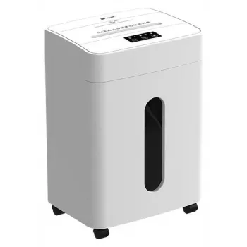 Tracer SilentBlade bílý skartovač s křížovým řezem, 10 listů, P-4, 21 l