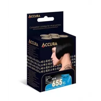 Accura kompatibilní inkoustová kazeta pro HP 655XL (CZ110AE) - černá, 550 stran, 23 ml