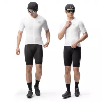 Cyklistický dres s krátkým rukávem ROCKBROS YDDX011 Diamond, velikost L, bílý