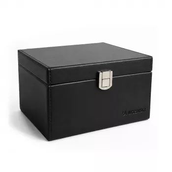Wozinsky WPB-R16 RFID Signal Blocking Keyless Key Box with Compartments 16x12x9 cm - Black