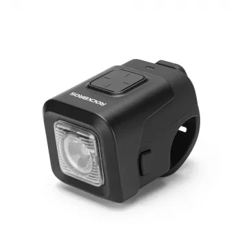 ROCKBROS SKL01 přední cyklistické světlo s elektrickým zvonkem 450 lm 120 dB USB-C černé