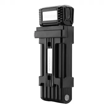 ROCKBROS LKXR2006 Folding Bike Lock with Key, Black