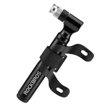 Sada na opravu kola ROCKBROS JG-PB-11 s 120-PS minipumpou, 16v1 multitool, samolepicími záplatami, páčidly na pláště, úložnou taškou - černá