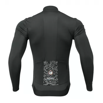 Větruodolná termo cyklistická bunda ROCKBROS ROAD TO SKY TLWT001, černá, S